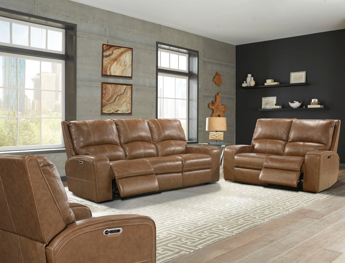 Swift - Power Reclining Loveseat - Bourbon