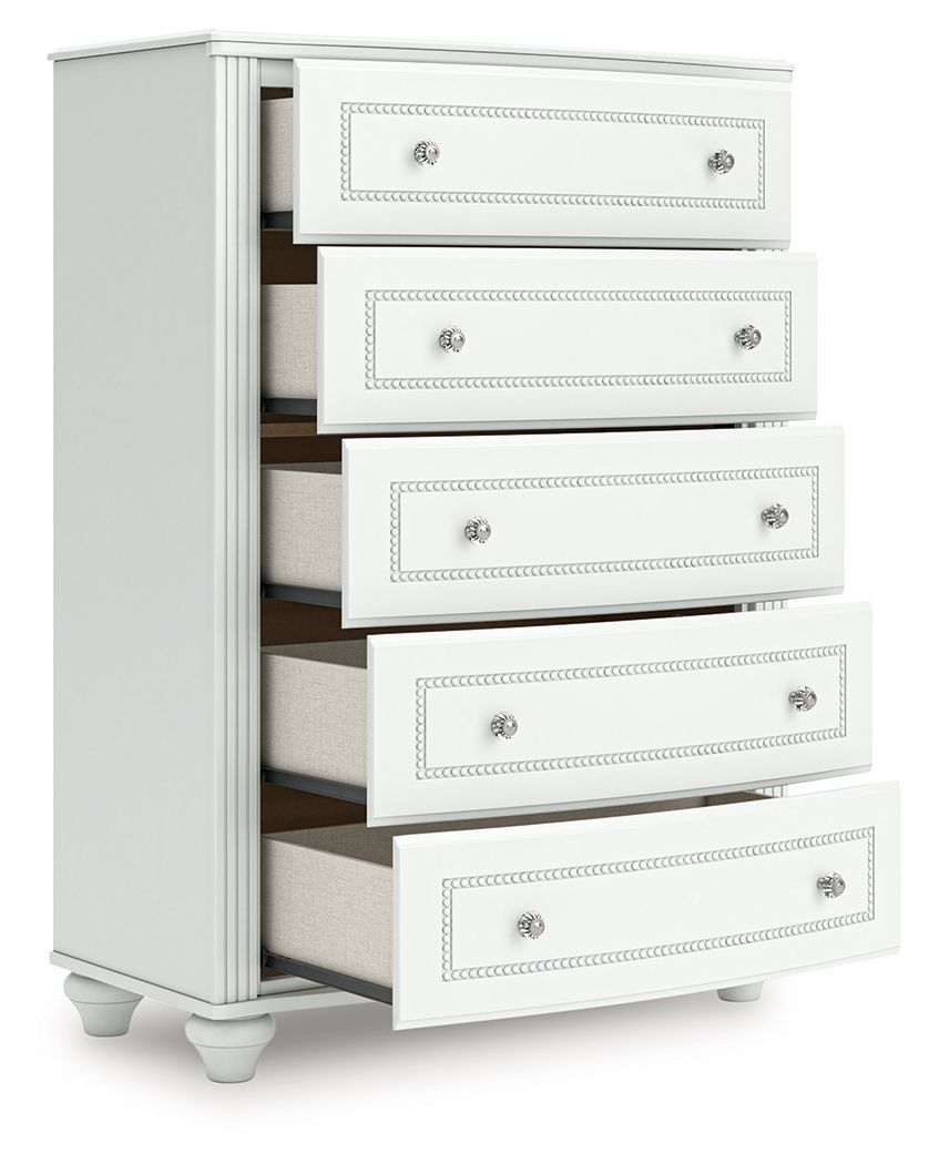 Kozlani - Five Drawer Chest - White - Urban Living Furniture (Los Angeles, CA)
