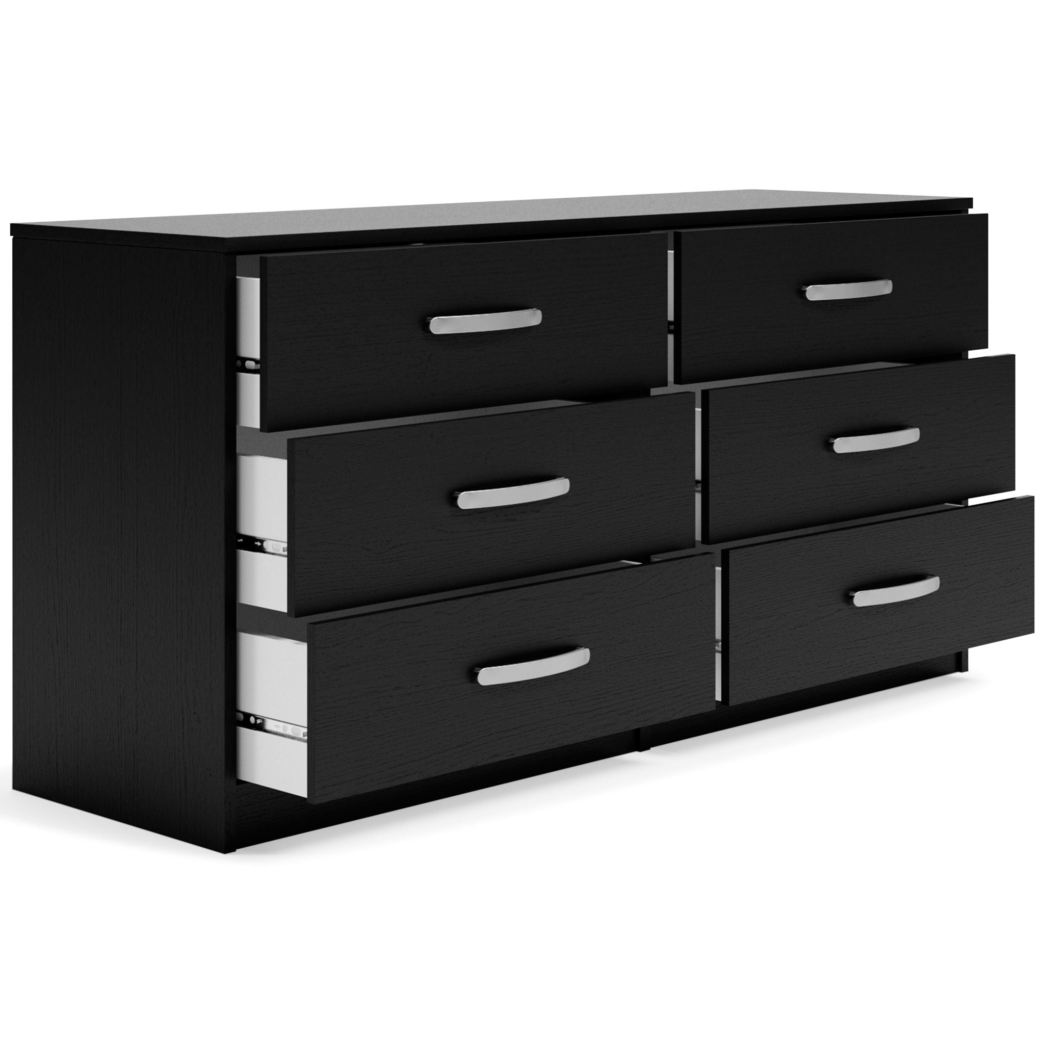 Finch - Black - Six Drawer Dresser - 29'' Height - Urban Living Furniture (Los Angeles, CA)