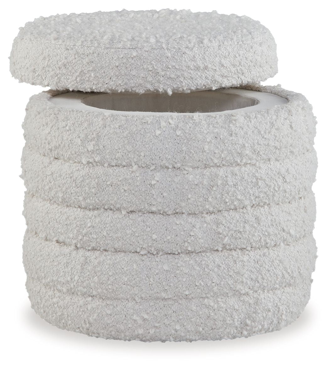 Duntler - Ivory - Storage Ottoman - Urban Living Furniture (Los Angeles, CA)