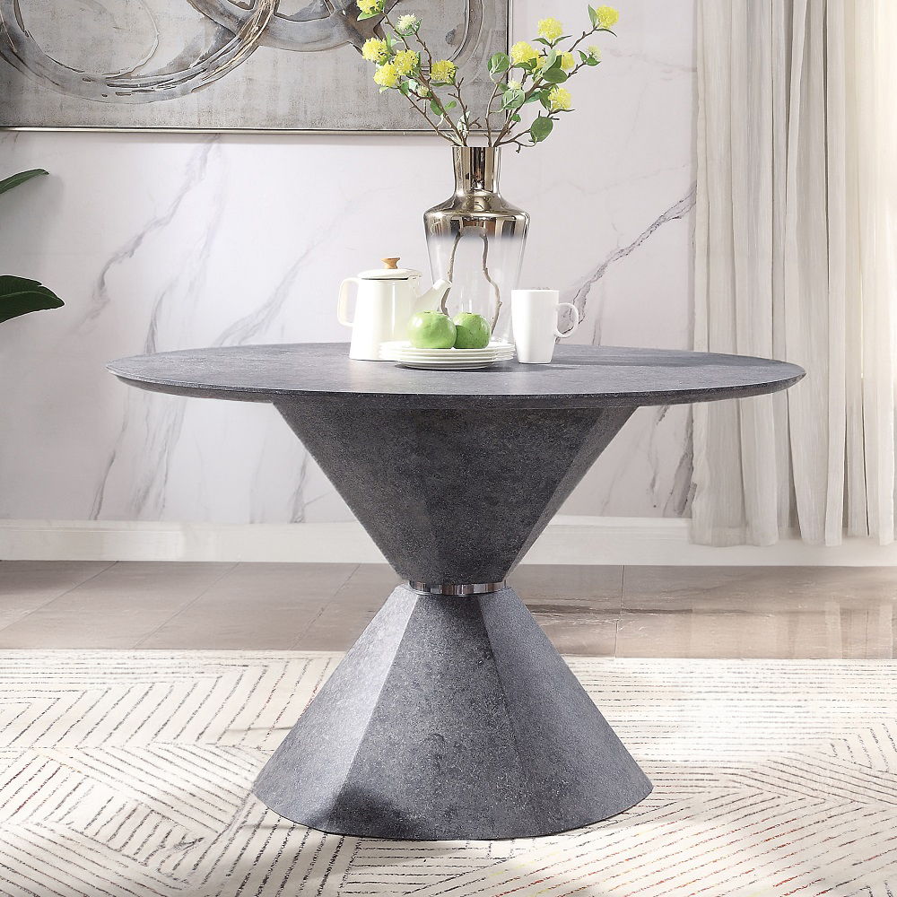 Ansonia - Dining Table - Faux Concrete - Urban Living Furniture (Los Angeles, CA)