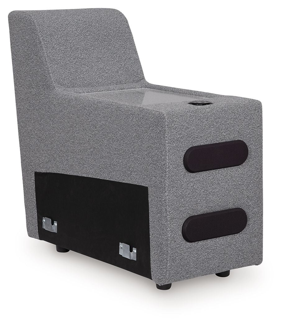 Modmax II - Console With Audio System - Salt And Pepper - Urban Living Furniture (Los Angeles, CA)
