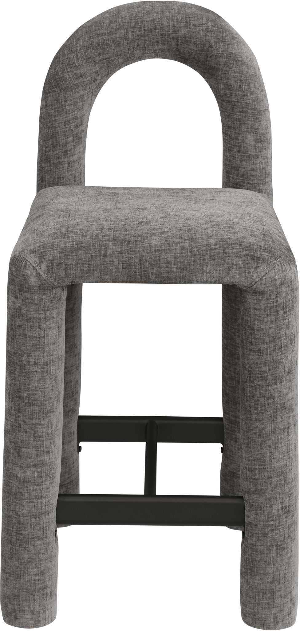 Amari - Chenille Fabric Stool - Urban Living Furniture (Los Angeles, CA)