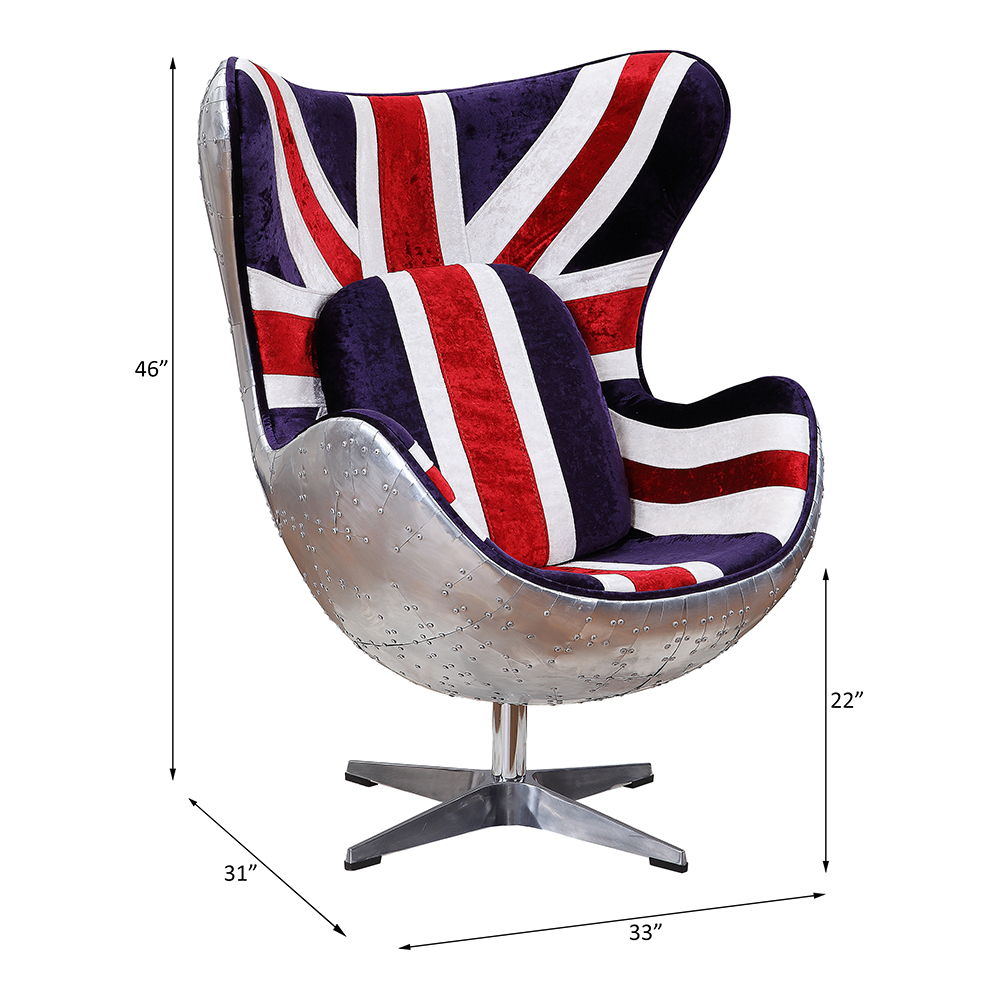 Brancaster - Accent Chair - Pattern Fabric & Aluminum - Urban Living Furniture (Los Angeles, CA)