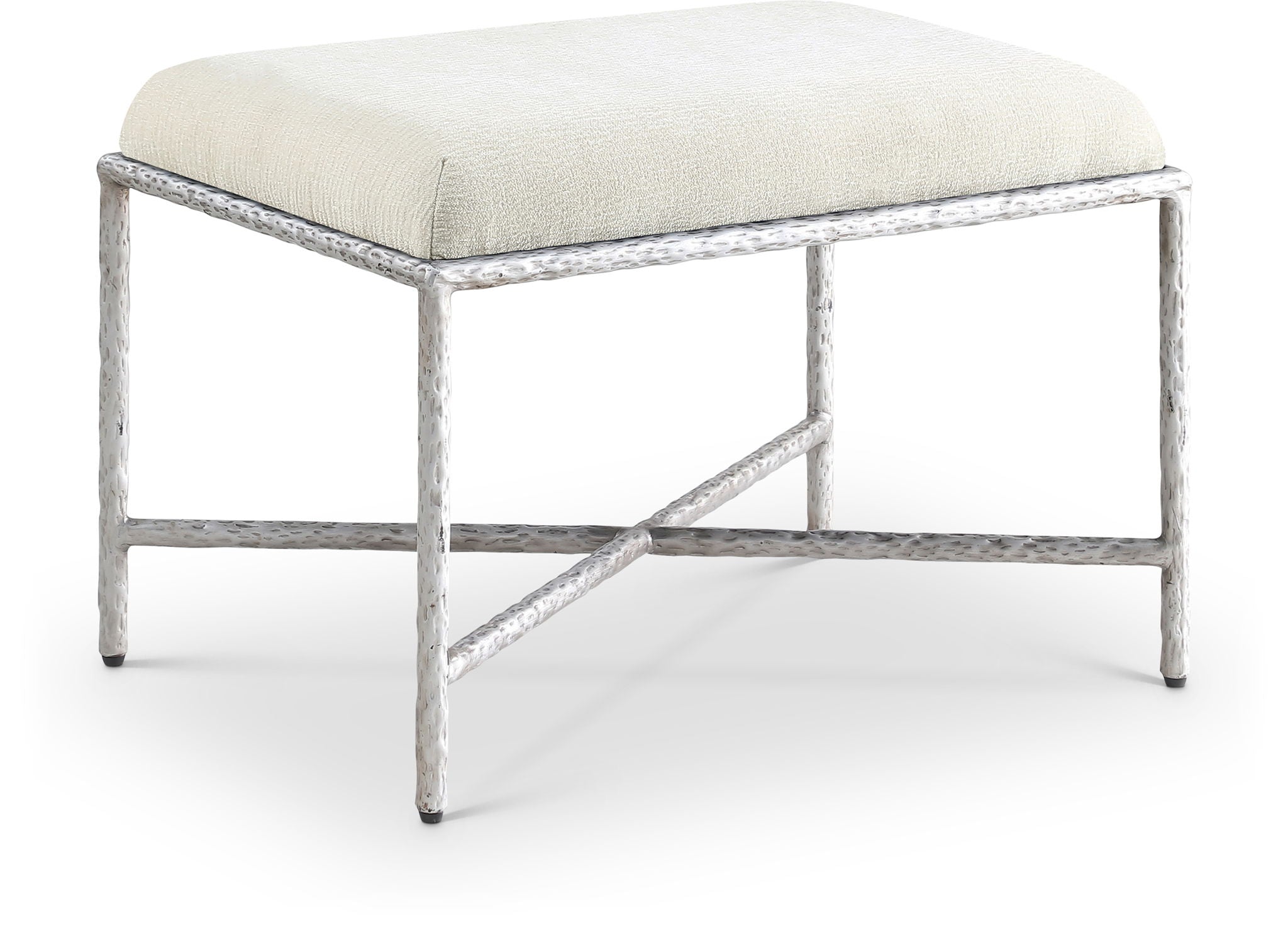 Valley - Bench With Silver Frame - Urban Living Furniture (Los Angeles, CA)