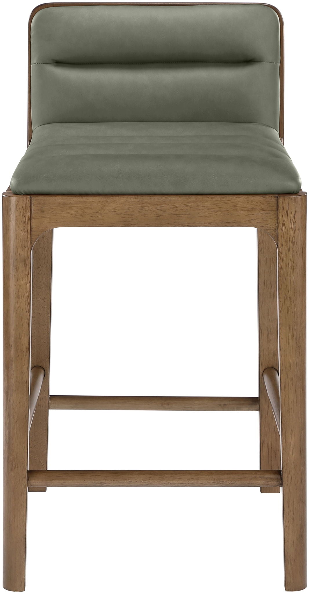 Ellis - Vegan Leather Upholstered Counter Stool (Set of 2) - Brown Base - Urban Living Furniture (Los Angeles, CA)