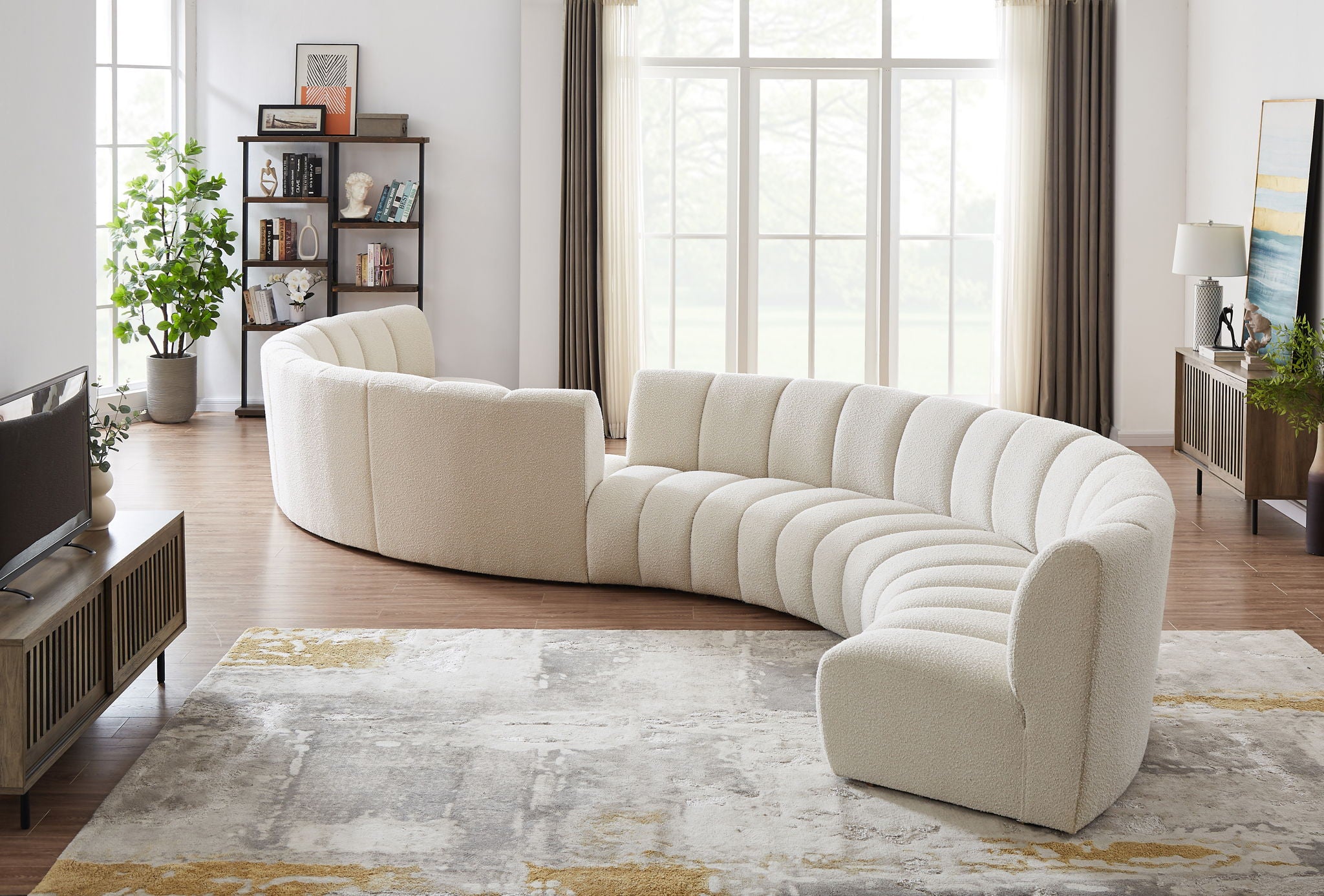Infinity - 8 Piece Boucle Modular Sectional - Urban Living Furniture (Los Angeles, CA)