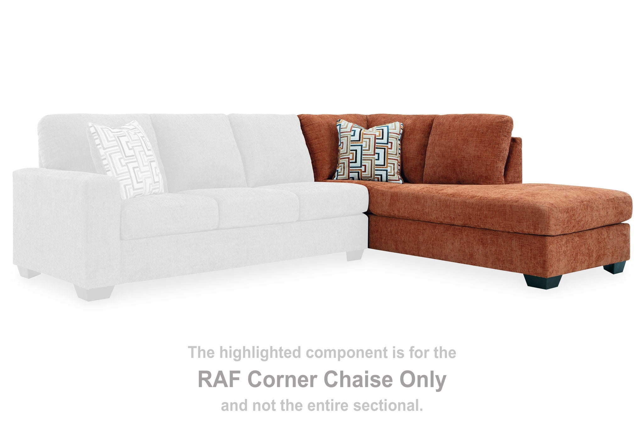 Aviemore - Spice - Raf Corner Chaise - Urban Living Furniture (Los Angeles, CA)