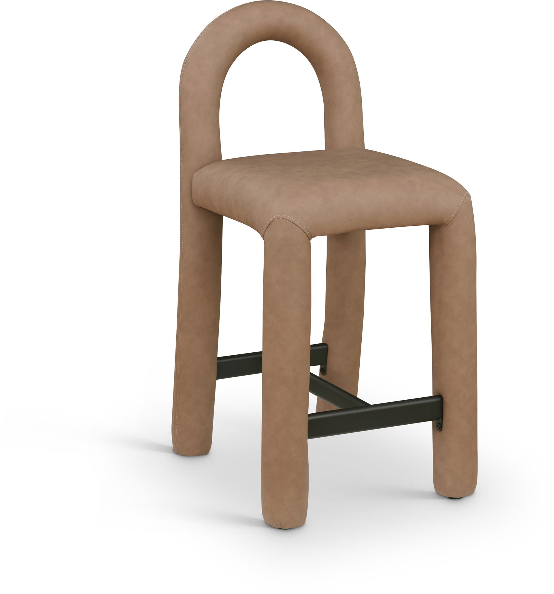 Amari - Faux Leather Stool - Urban Living Furniture (Los Angeles, CA)