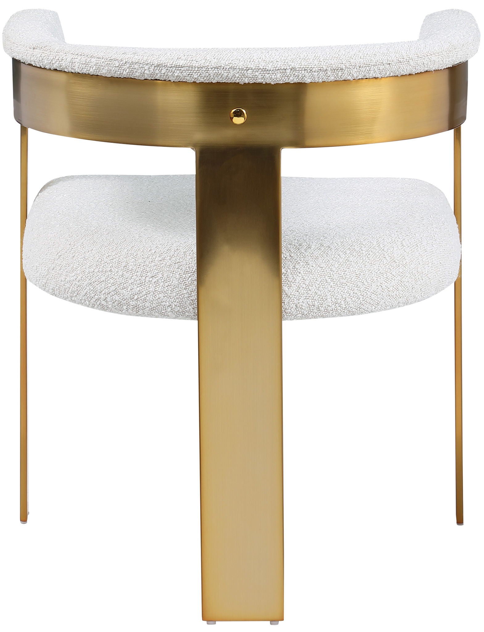 Romeo - Boucle Dining Chair With Gold Base (Set of 2) - Urban Living Furniture (Los Angeles, CA)