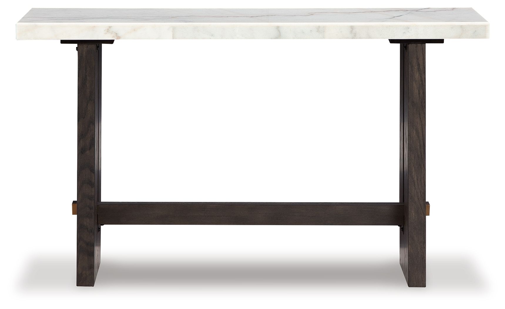 Burkhaus - White / Dark Brown - Sofa Table - Urban Living Furniture (Los Angeles, CA)