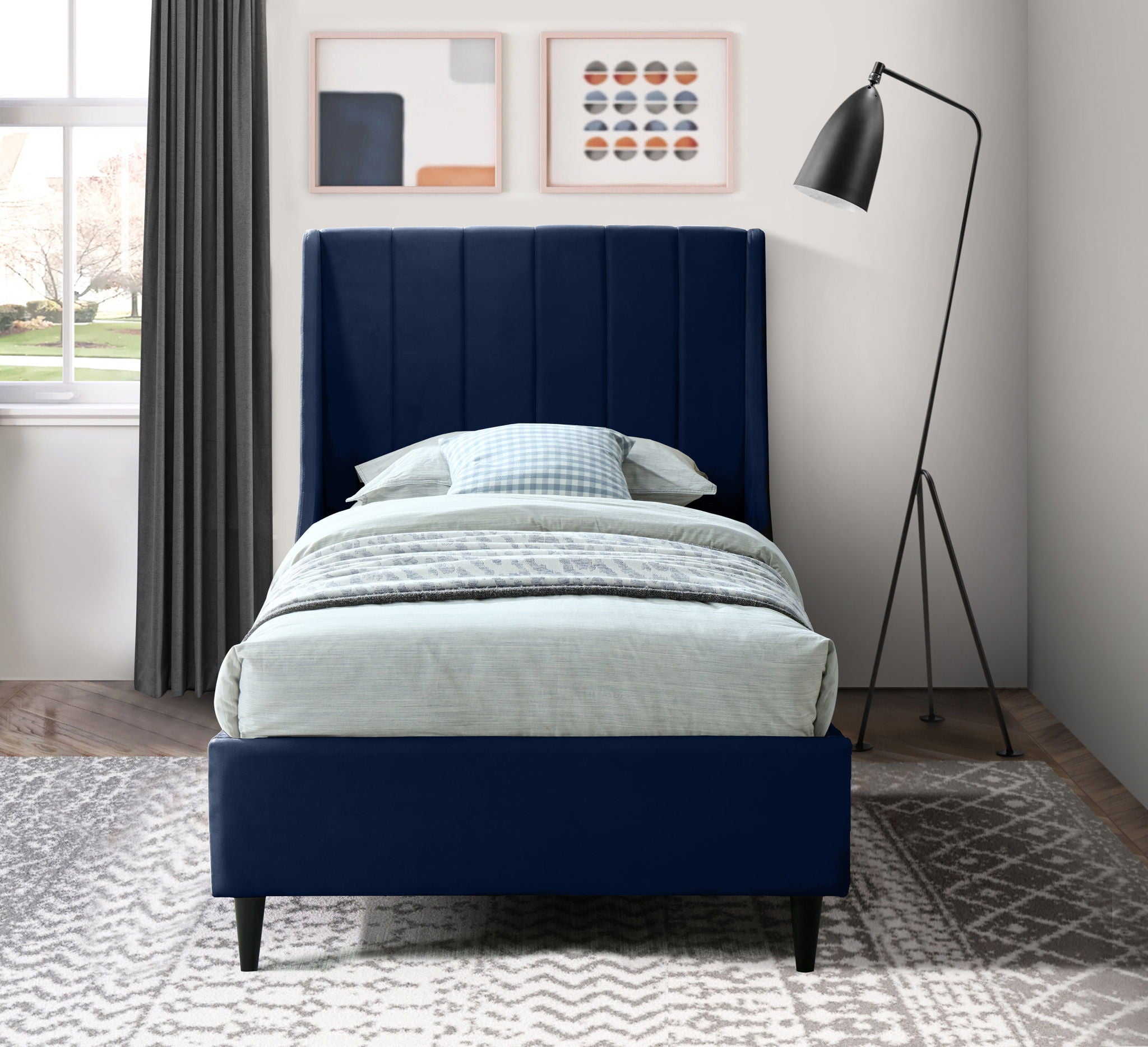 Eva - Velvet Bed - Urban Living Furniture (Los Angeles, CA)