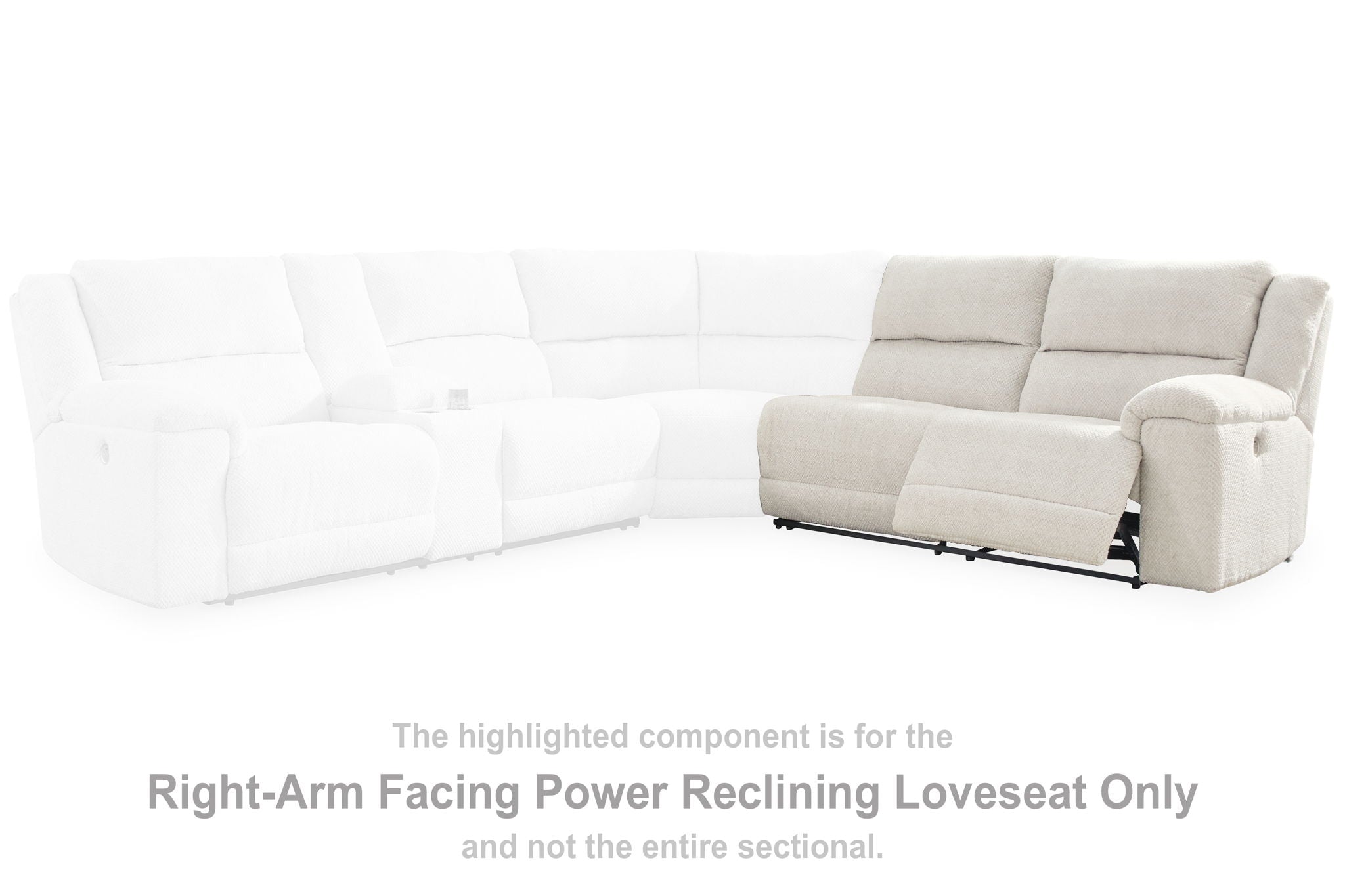 Keensburg - Linen - Raf Reclining Power Loveseat - Urban Living Furniture (Los Angeles, CA)