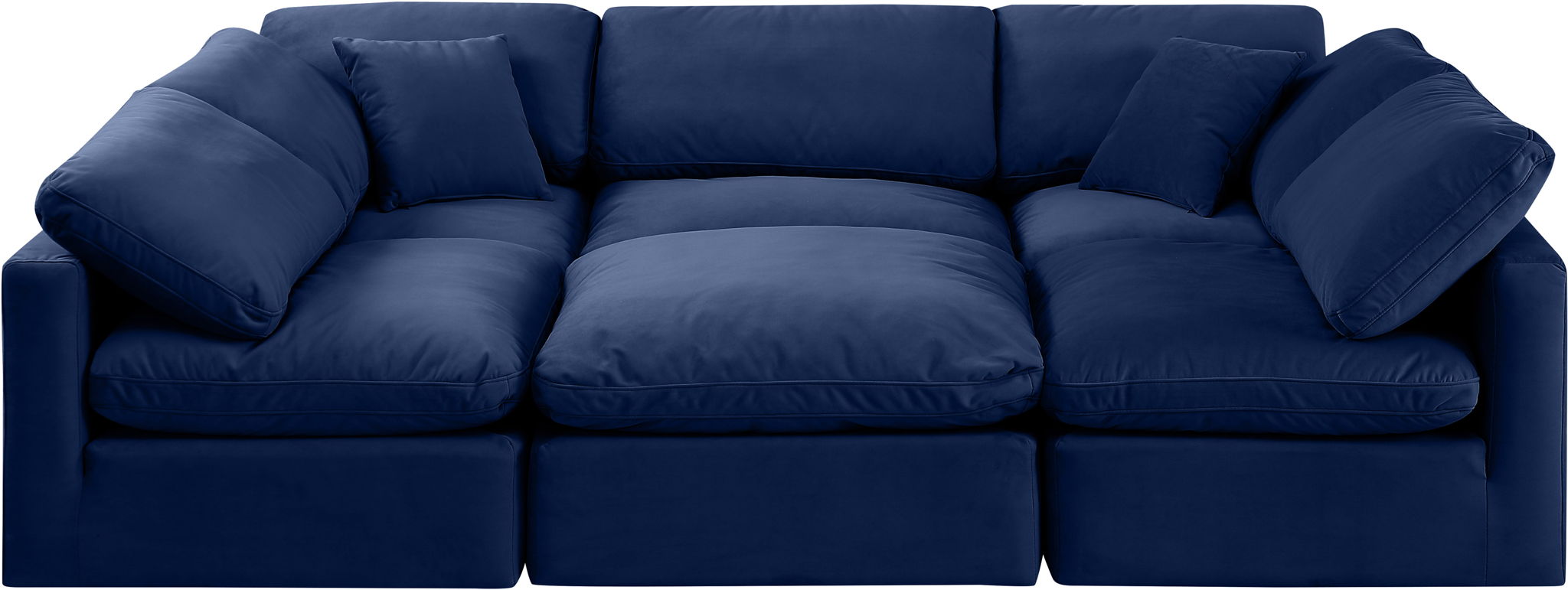 Indulge - Velvet 6 Piece Modular Sectional - Urban Living Furniture (Los Angeles, CA)