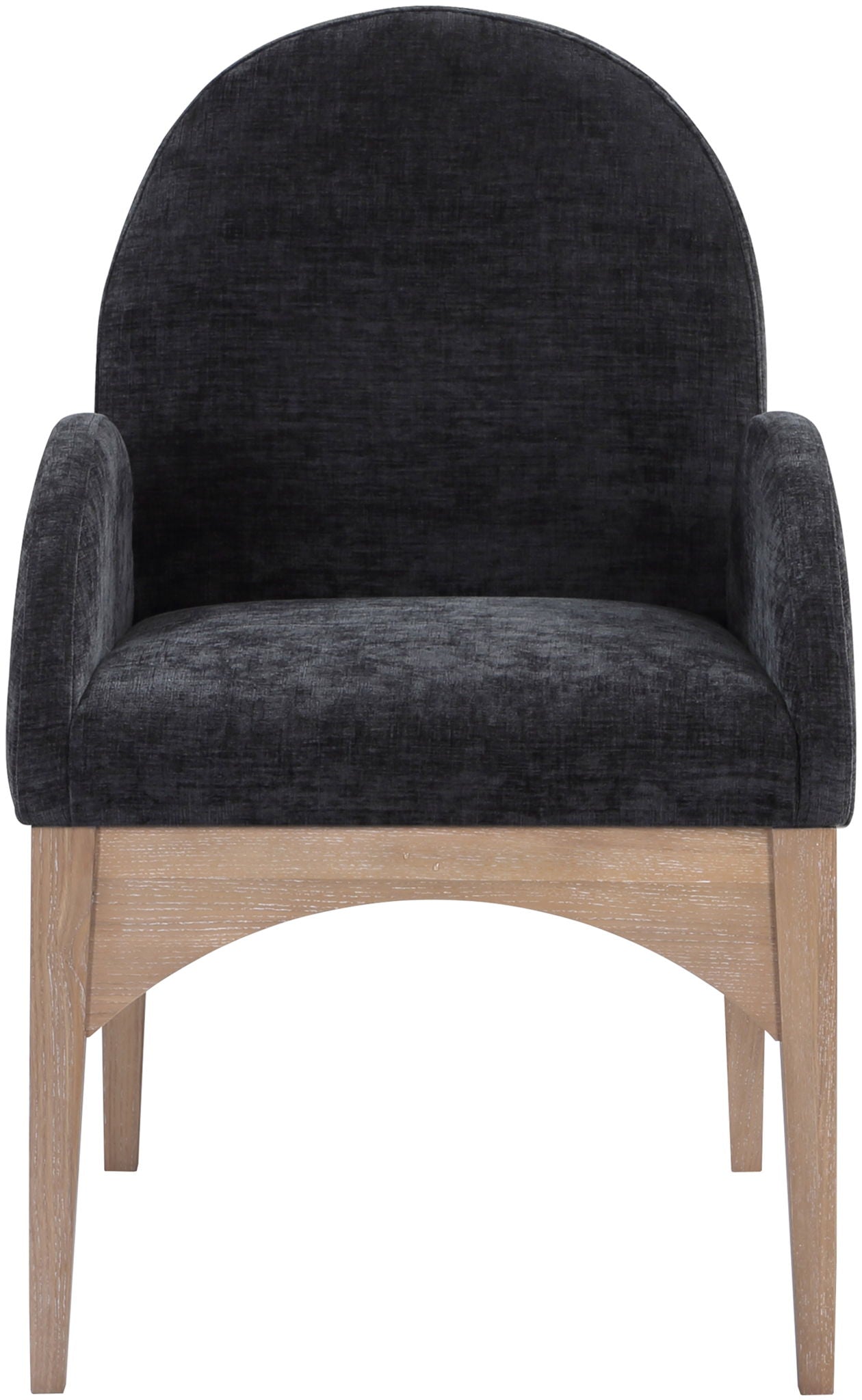 Waldorf - Chenille Dining Arm Chair With Natural Legs - Urban Living Furniture (Los Angeles, CA)
