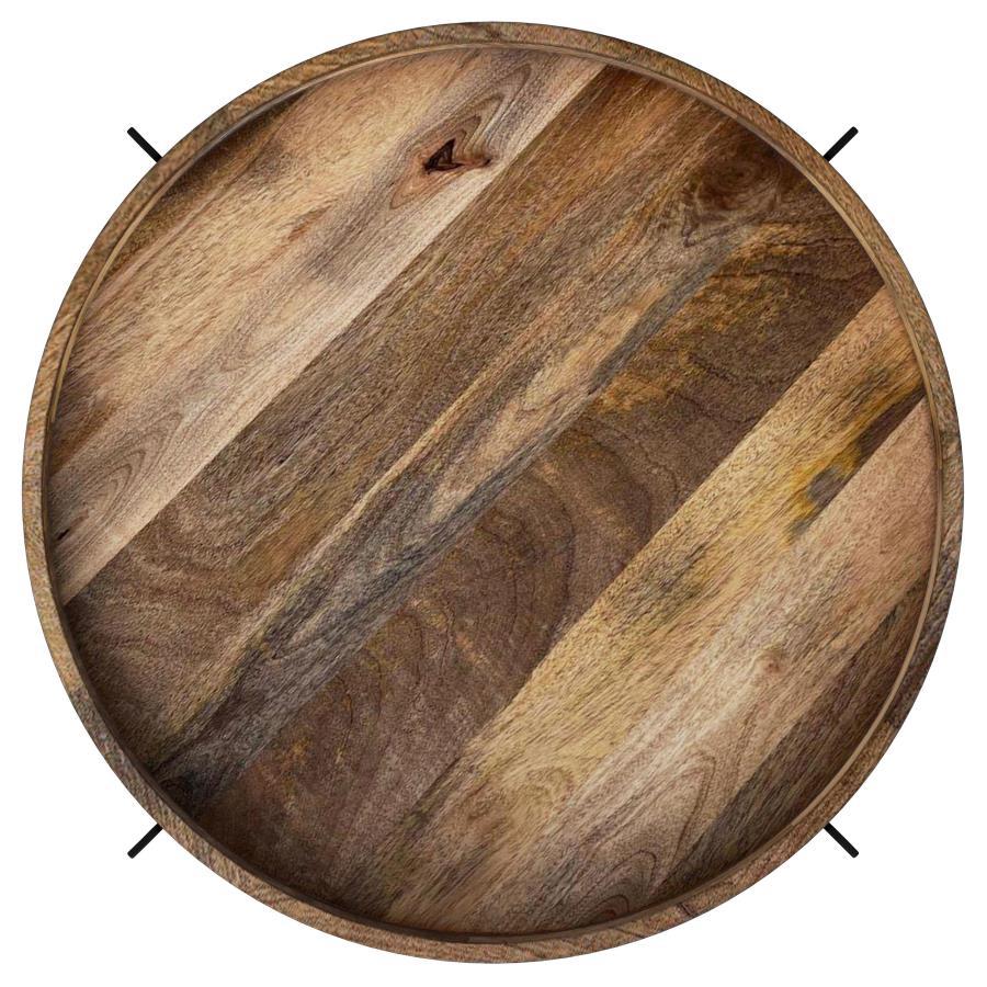 Adhvik - Round Table With Marble Shelf - Urban Living Furniture (Los Angeles, CA)