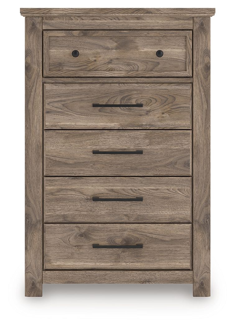 Rusticott - Brown - Five Drawer Chest - Urban Living Furniture (Los Angeles, CA)