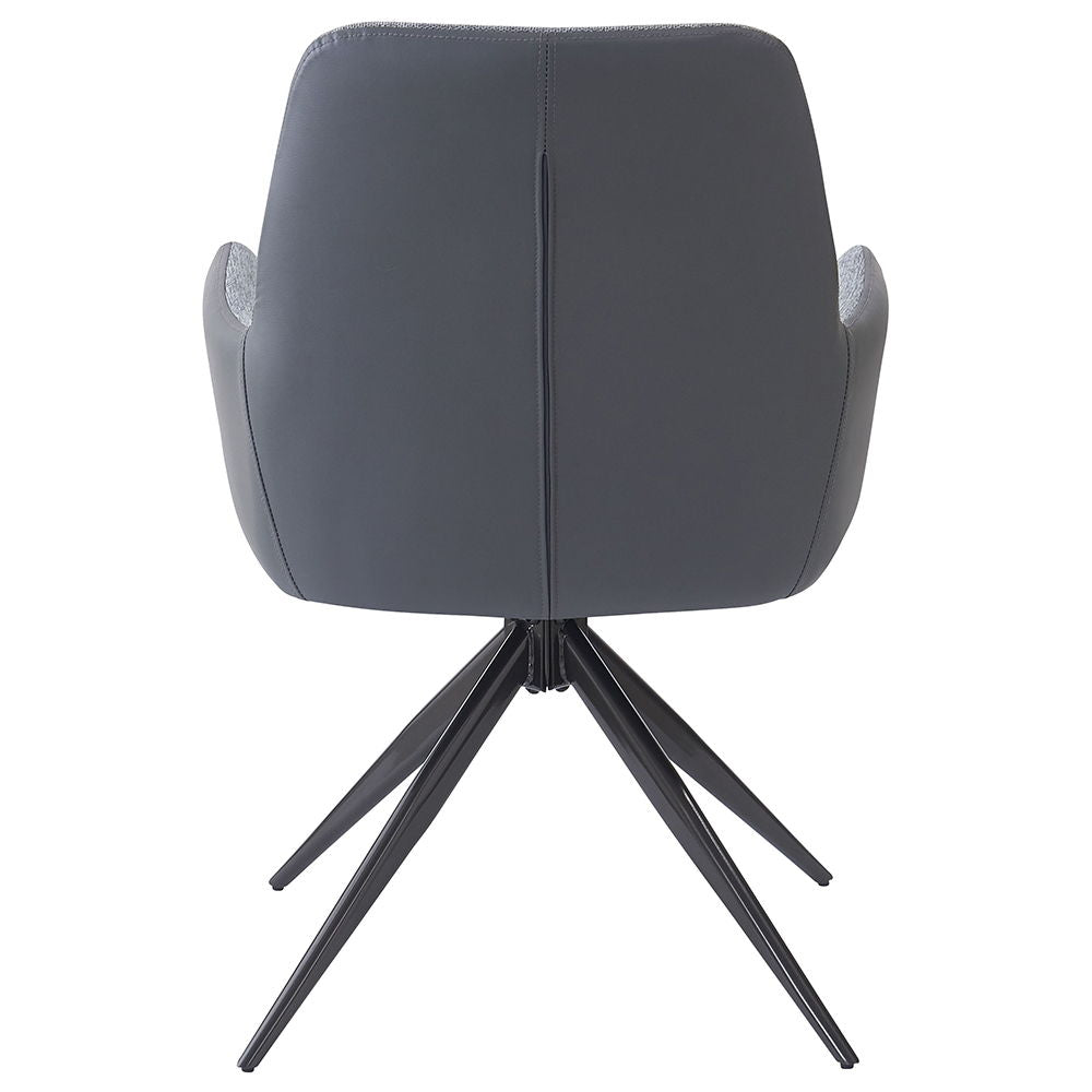 Hester - Arm Chair (Set of 2) - Gray Fabric - Urban Living Furniture (Los Angeles, CA)