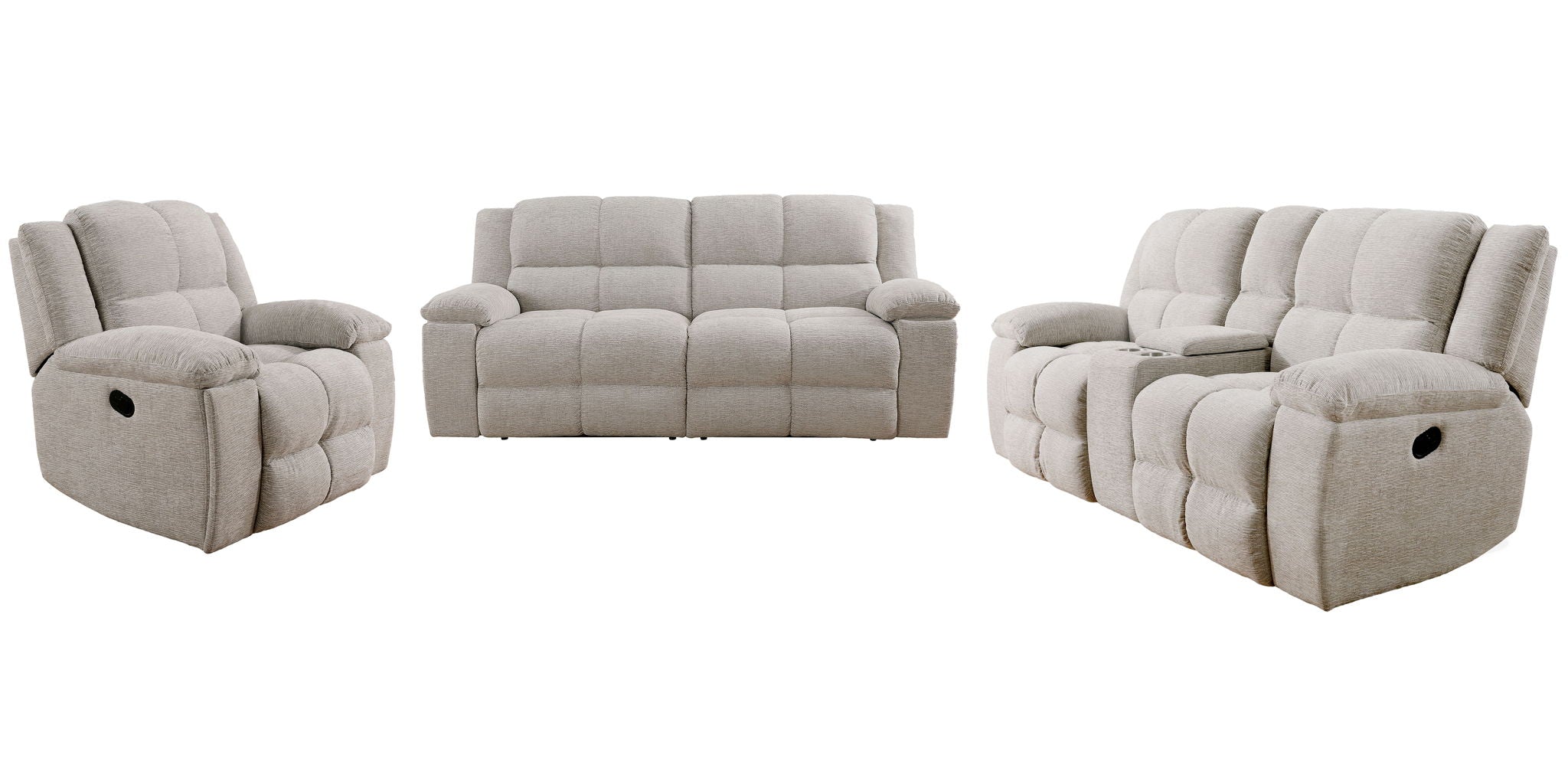 Buster - Manual Glider Reclining Sofa Set - Urban Living Furniture (Los Angeles, CA)