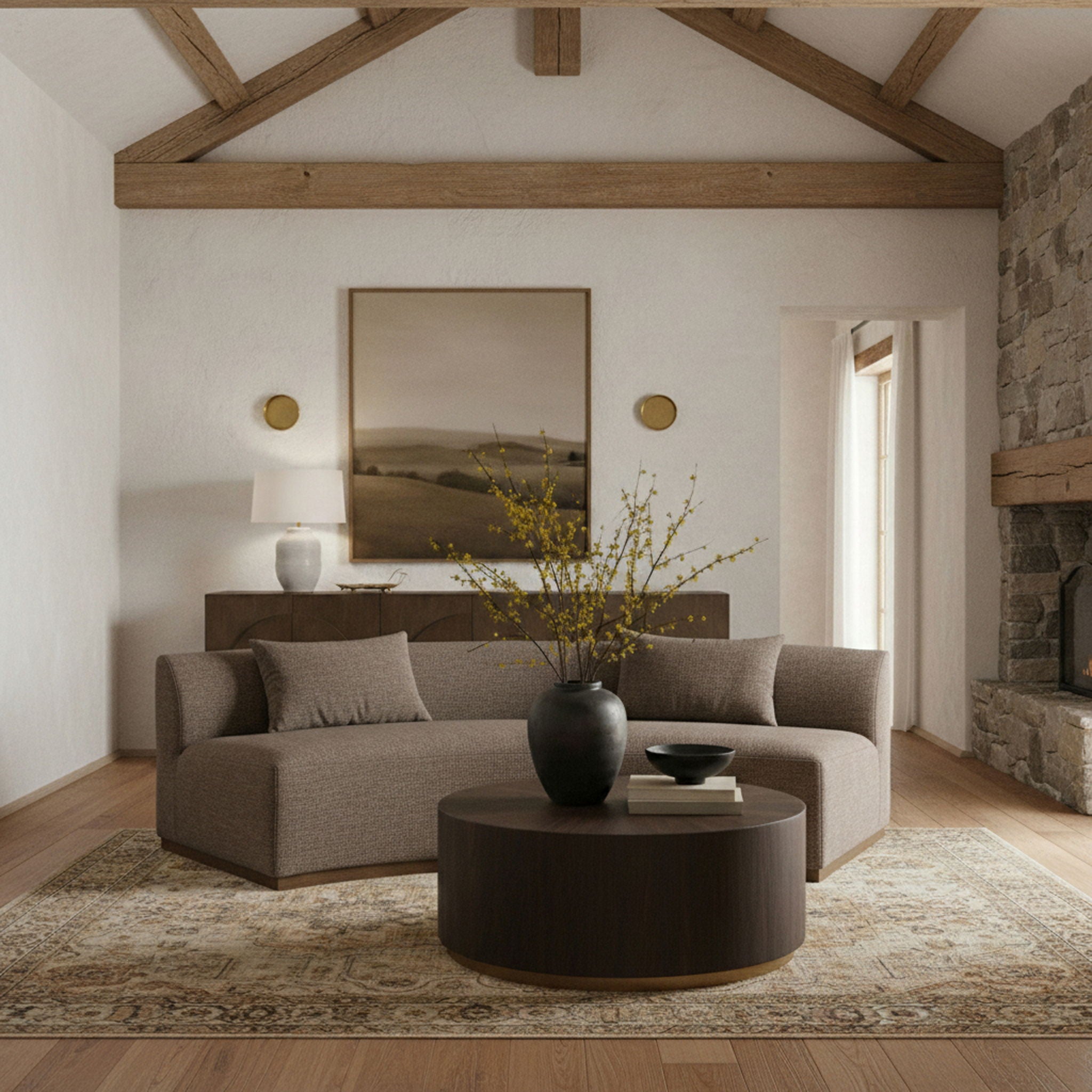 Avanti - 104" Chenille Fabric Upholstered Sofa - Urban Living Furniture (Los Angeles, CA)