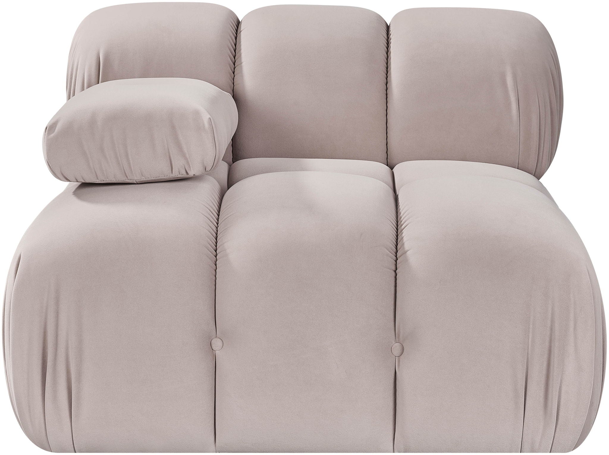 Orin - Velvet Performance Fabric Upholstered Modular Chair - Urban Living Furniture (Los Angeles, CA)