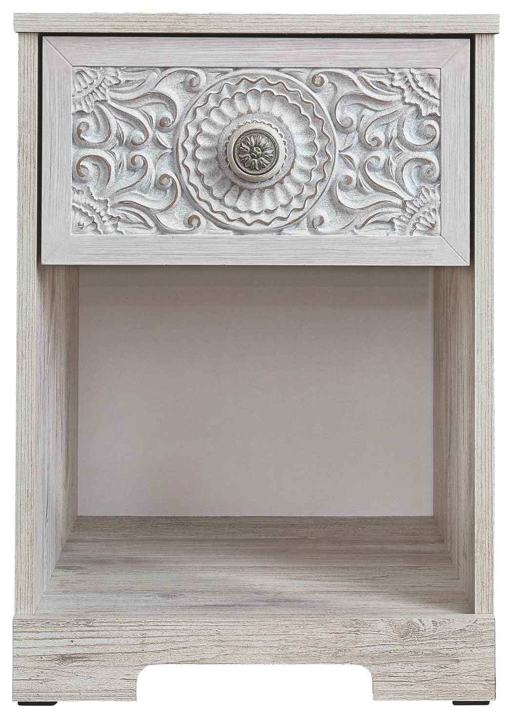 Paxberry - Whitewash - One Drawer Night Stand - Urban Living Furniture (Los Angeles, CA)
