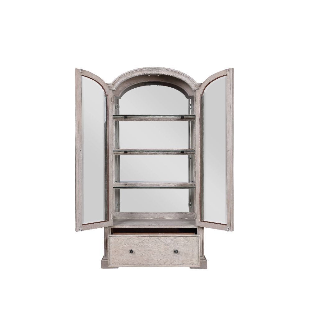 Wynsor - Curio Cabinet - Antique White - Urban Living Furniture (Los Angeles, CA)