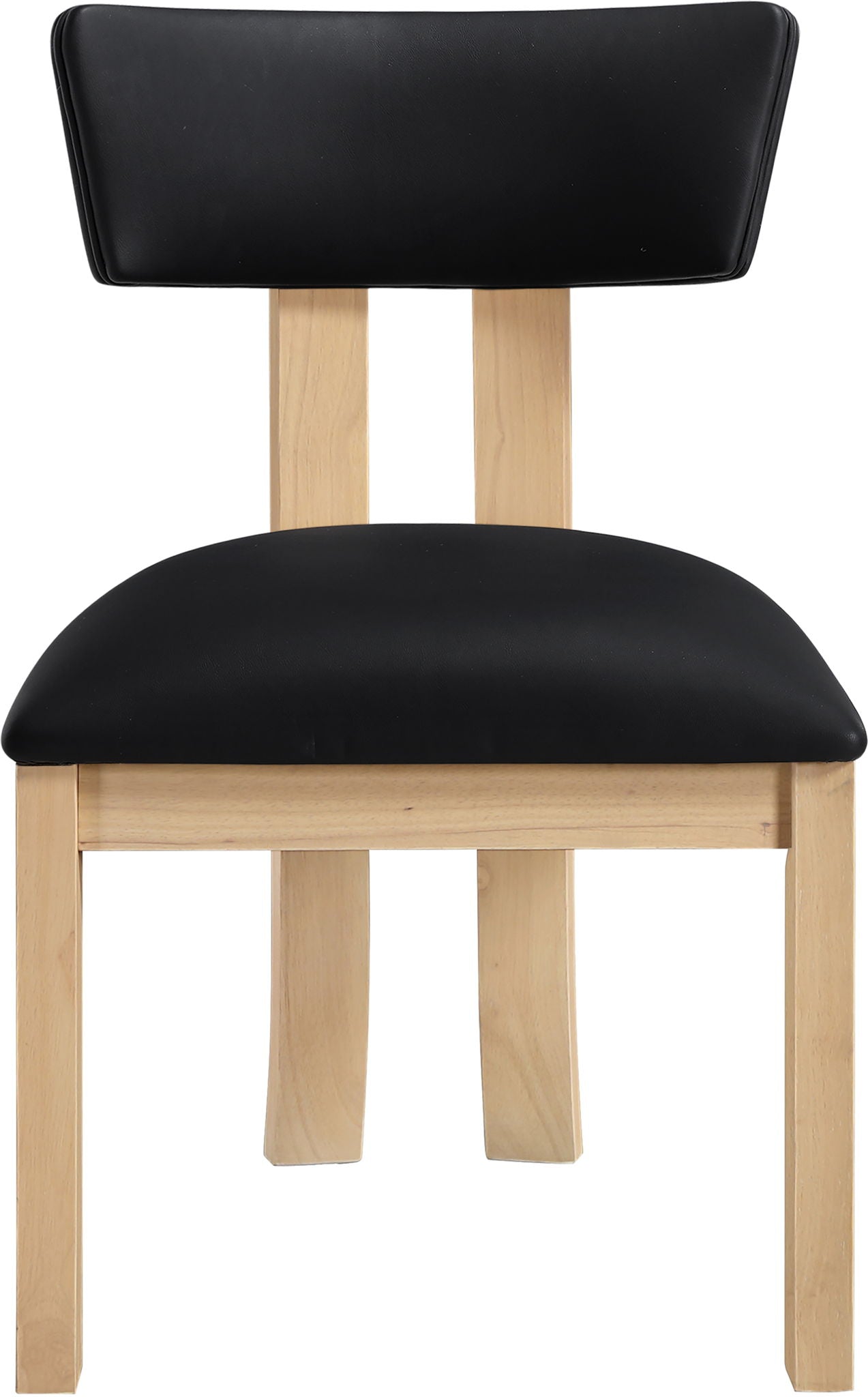 Lavrin - Vegan Leather Dining Side Chair (Set of 2) - Natural Base - Urban Living Furniture (Los Angeles, CA)