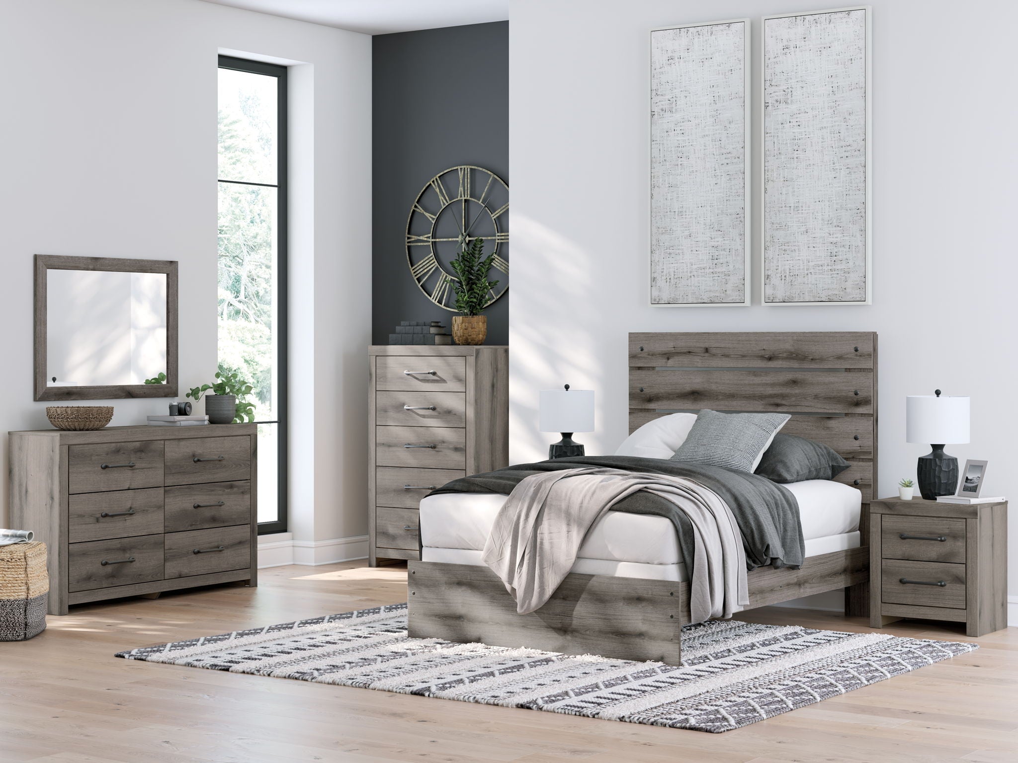 Graystorm - Brown Gray - Bedroom Mirror - Urban Living Furniture (Los Angeles, CA)