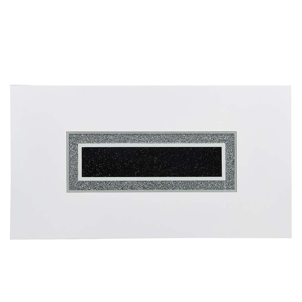 Elizaveta - Dining Table With Pedestal Base - Faux Crystal Diamonds & White High Gloss - Urban Living Furniture (Los Angeles, CA)