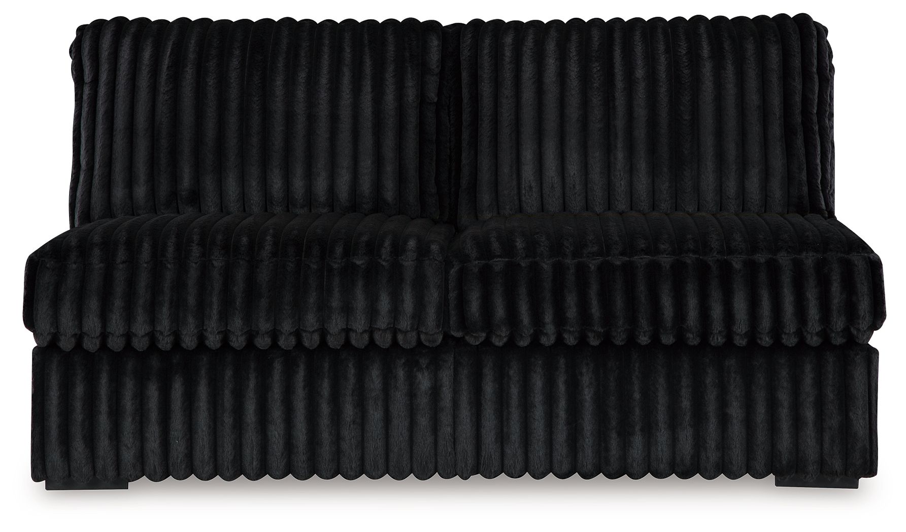 Midnight-Madness - Onyx - Armless Loveseat - Urban Living Furniture (Los Angeles, CA)