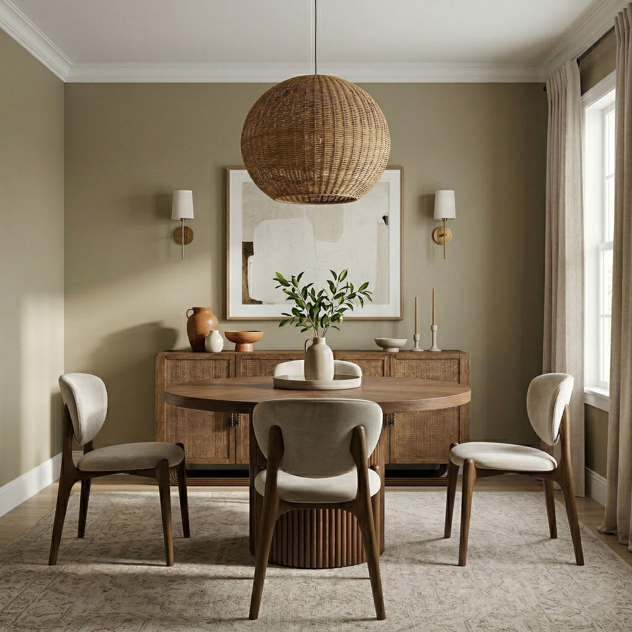 Velora - Upholstered Dining Chair (Set of 2) - Brown Base - Urban Living Furniture (Los Angeles, CA)