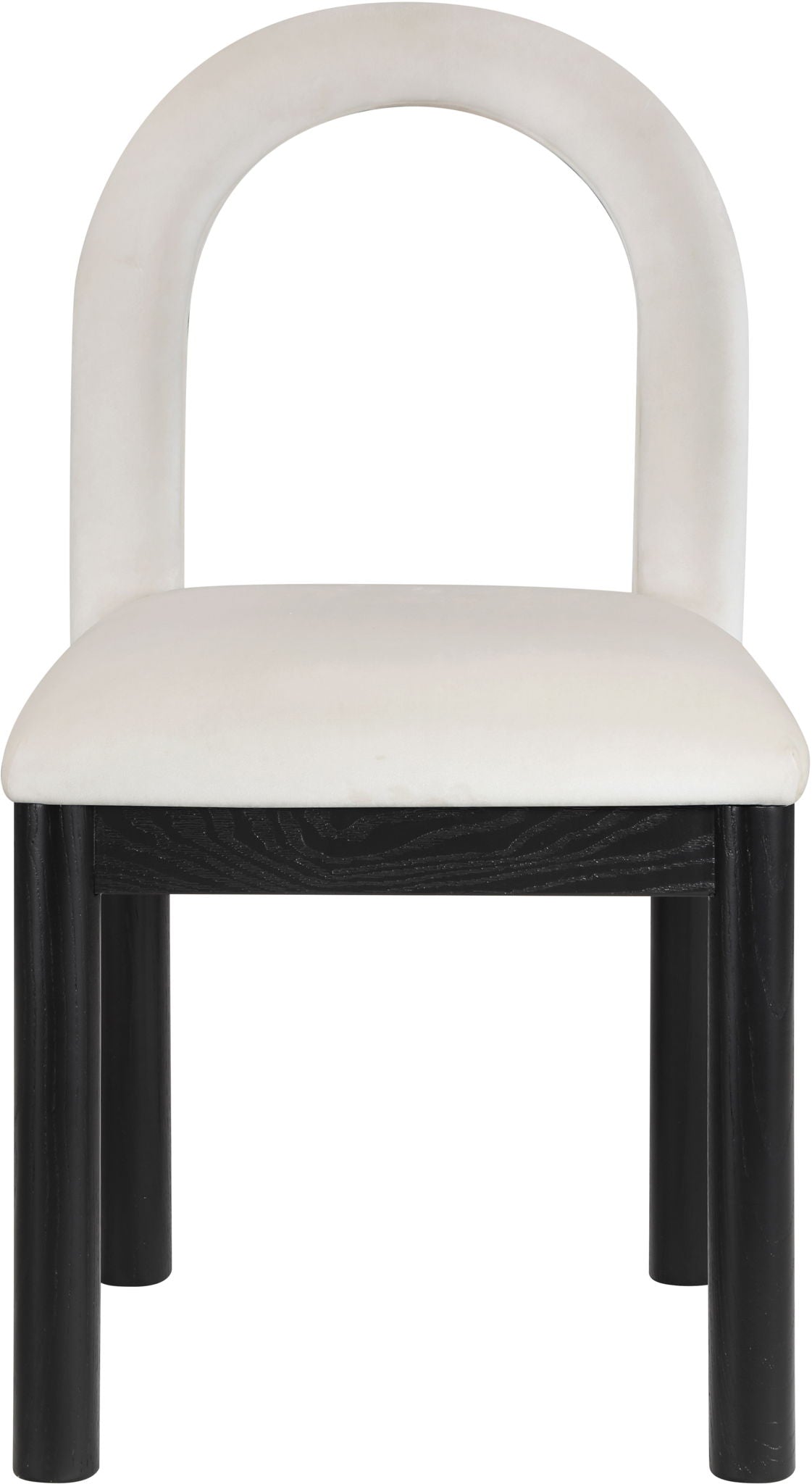 Conrad - Velvet Dining Chair With Black Legs - Urban Living Furniture (Los Angeles, CA)