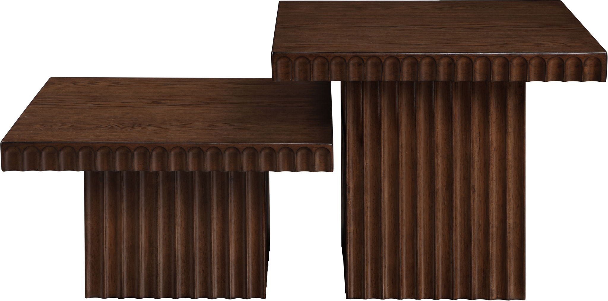 Spencer - Oak Veneer 2 Piece Coffee Table - Urban Living Furniture (Los Angeles, CA)