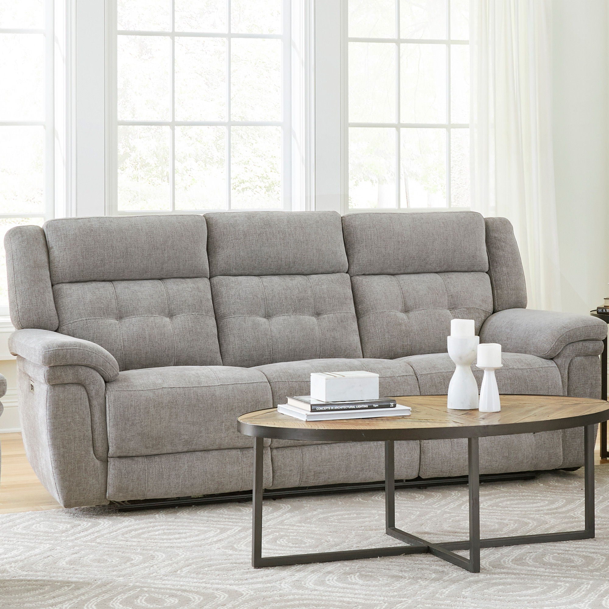 Richland - Power Reclining Sofa - Bristol Gray - Urban Living Furniture (Los Angeles, CA)