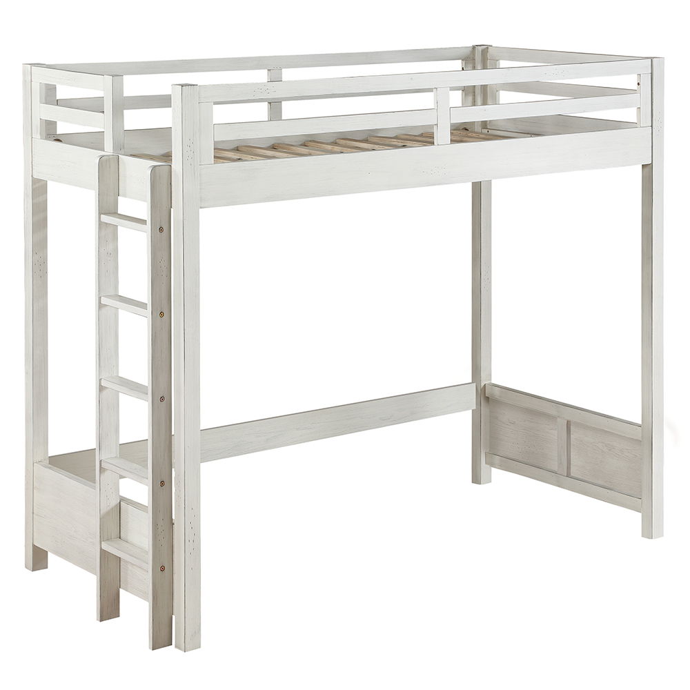 Celerina - Twin Loft Bed - Weathered White - Urban Living Furniture (Los Angeles, CA)