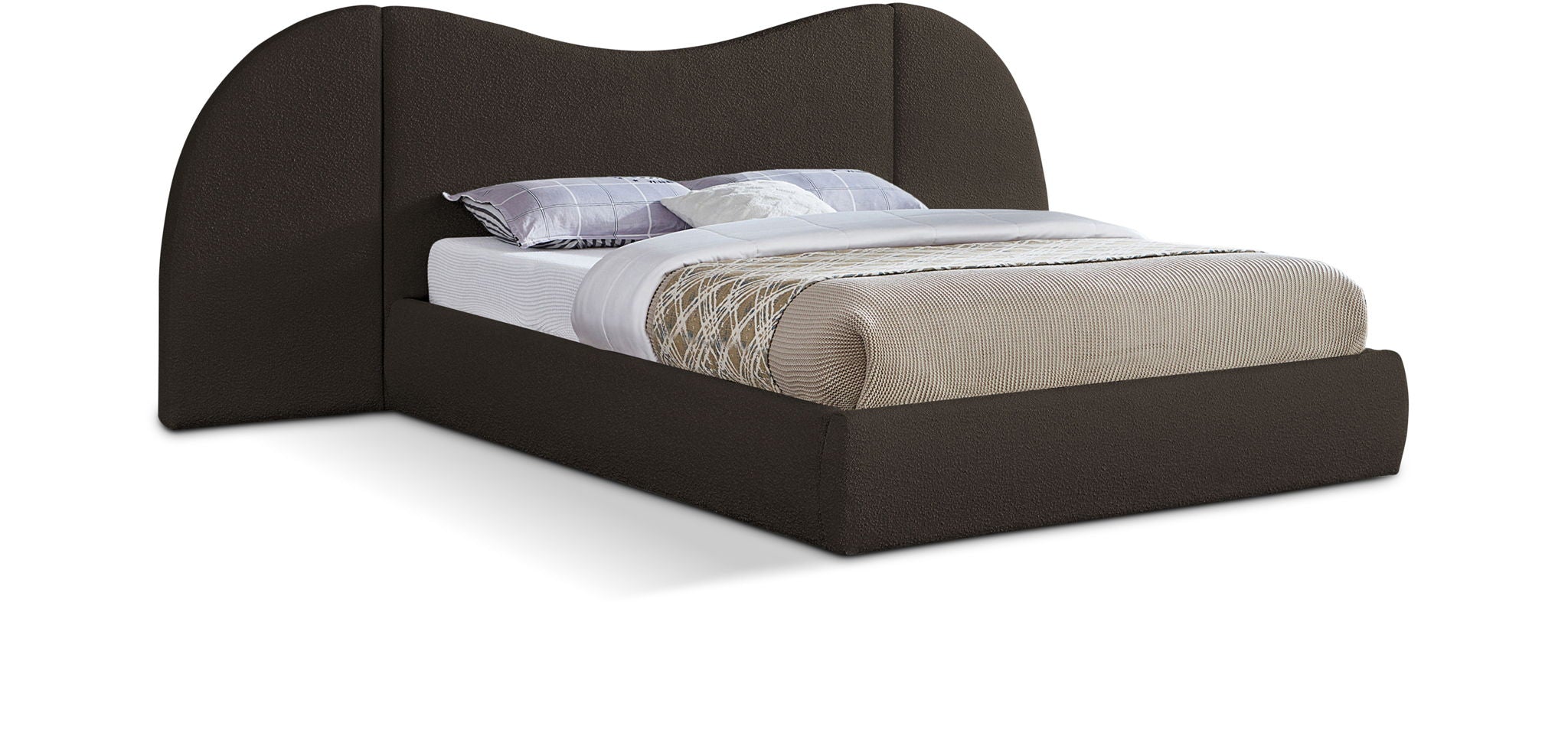 Everest - Boucle Fabric Bed - Urban Living Furniture (Los Angeles, CA)