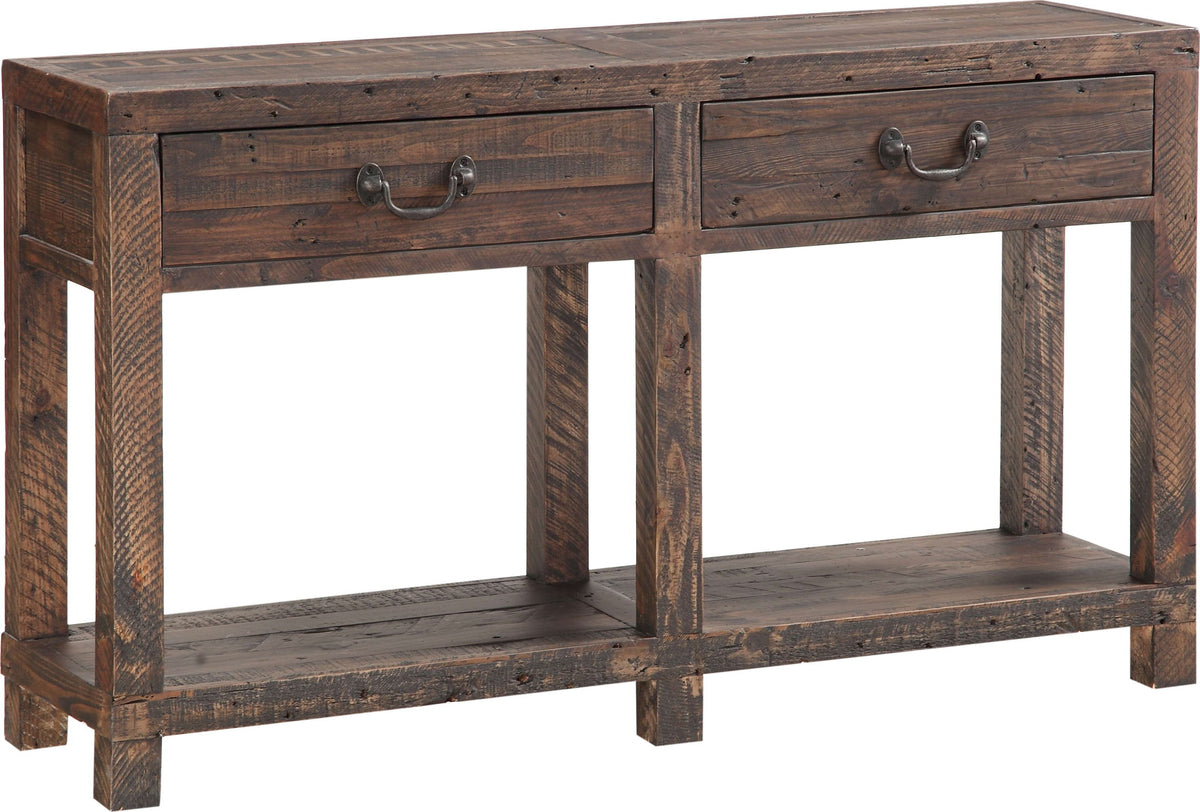 Craster - Reclaimed Wood Console Table - Smokey Taupe