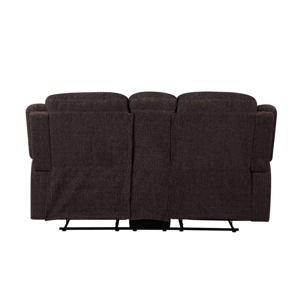 Madden - Motion Loveseat With Console - Brown Chenille - Urban Living Furniture (Los Angeles, CA)