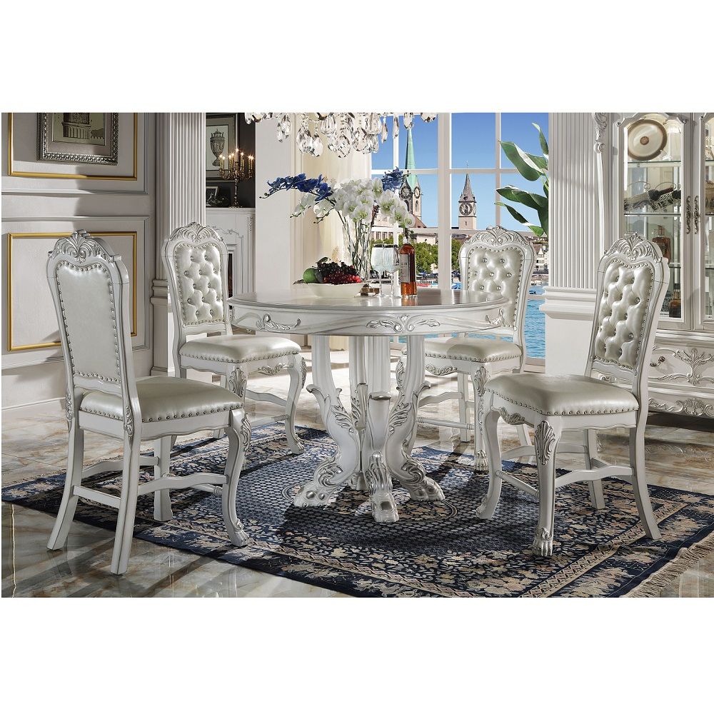 Dresden - 48" Counter Height Table - Bone White - Urban Living Furniture (Los Angeles, CA)