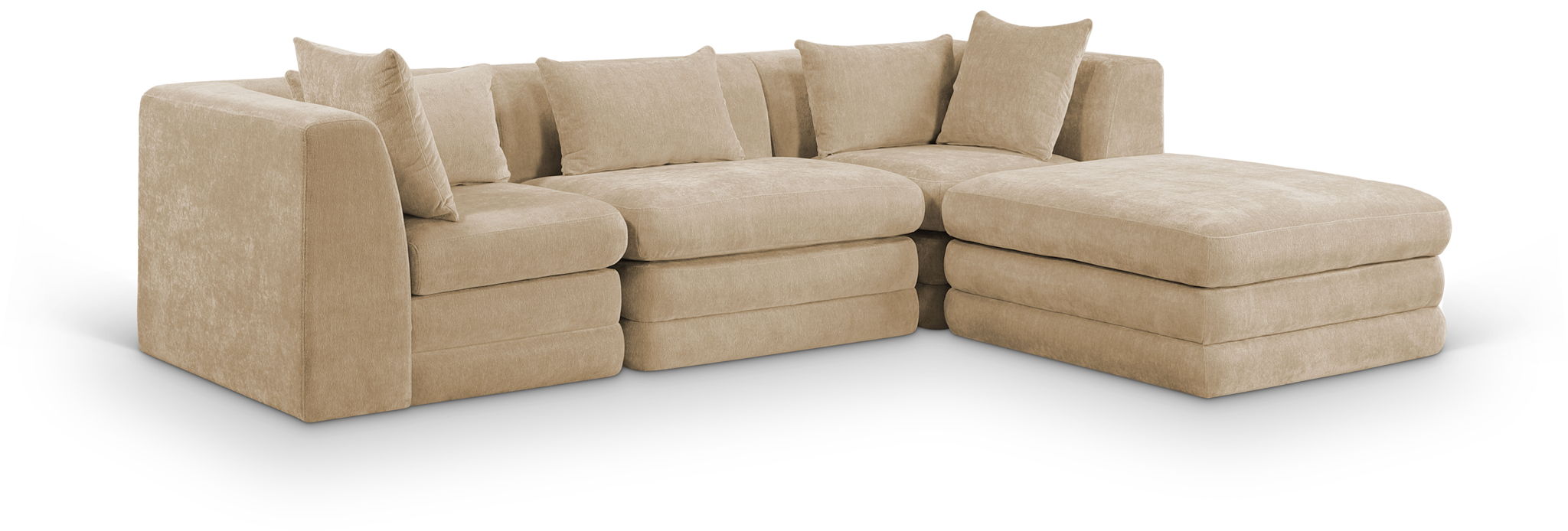 Stellar - 4 Piece Upholstered Modular Sectional - Urban Living Furniture (Los Angeles, CA)