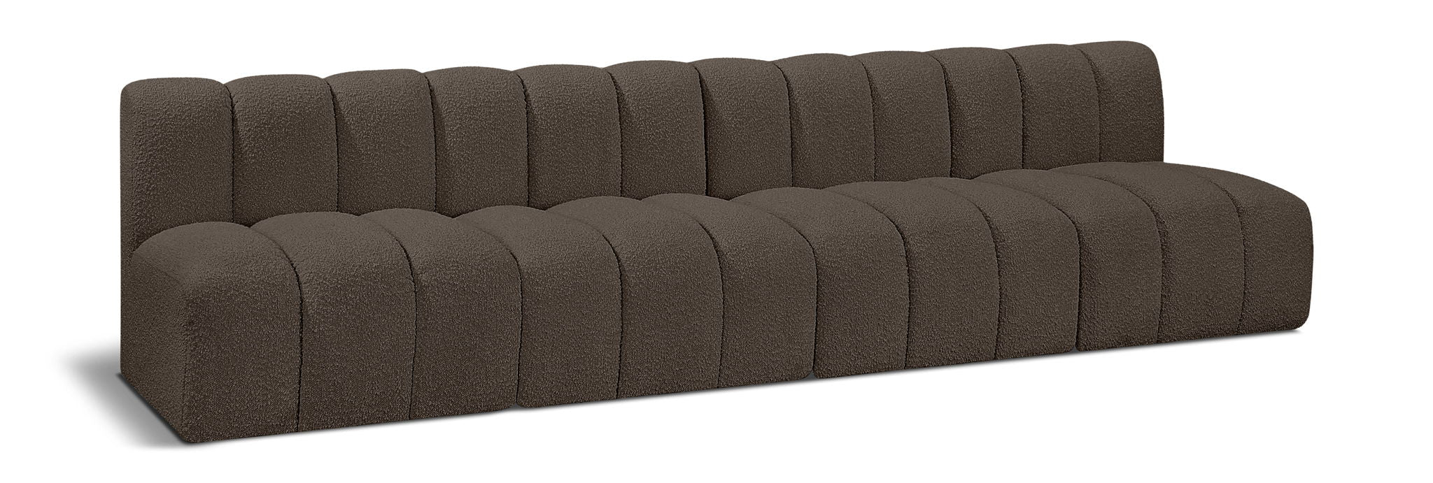 Arc - Boucle Fabric 4 Seats Modular Sofa - Urban Living Furniture (Los Angeles, CA)