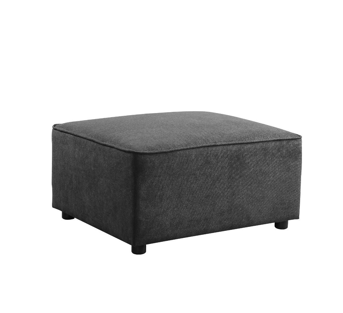 Silvester - Ottoman - Gray Fabric - Urban Living Furniture (Los Angeles, CA)