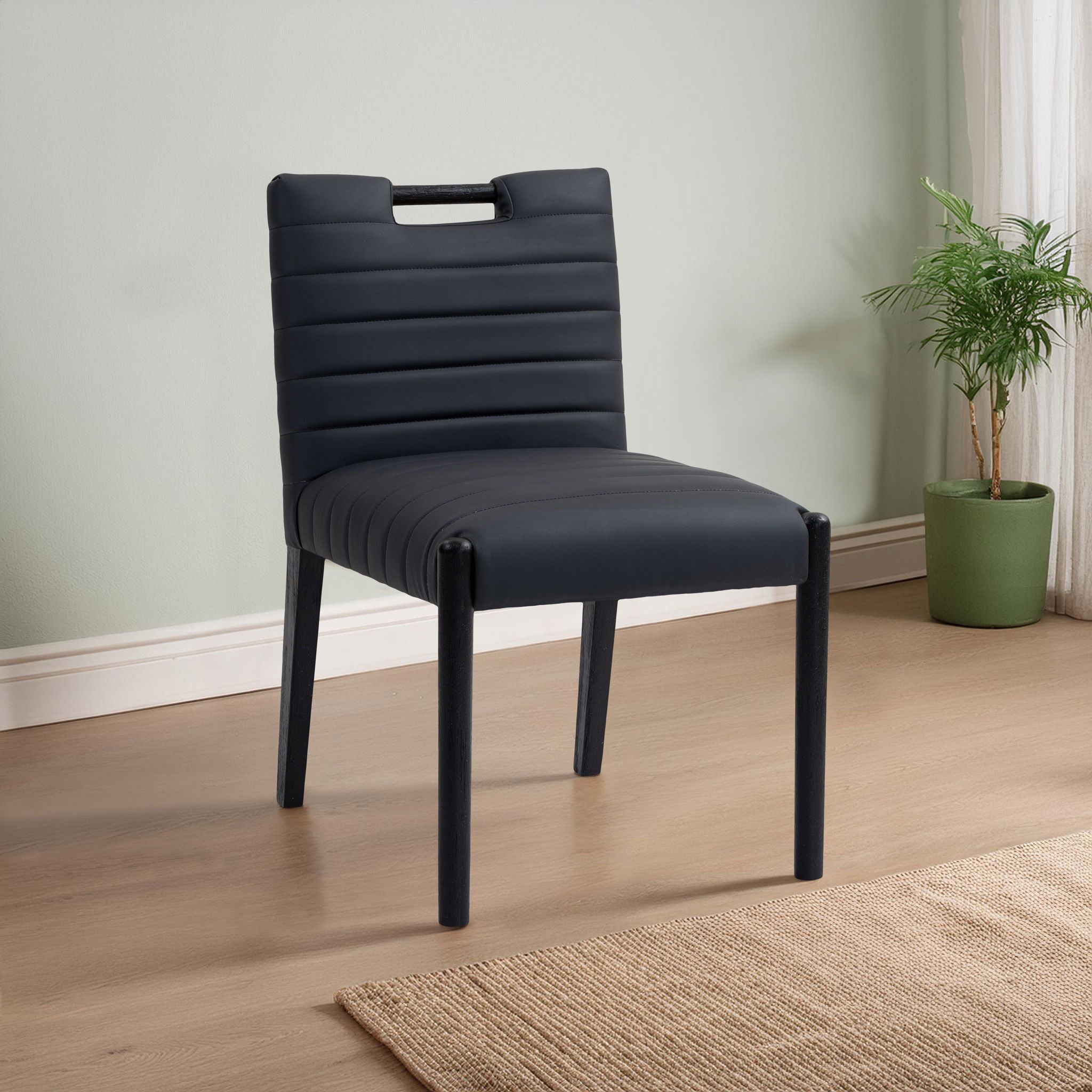 Aimee - Dining Side Chair (Set of 2) - Black Legs - Urban Living Furniture (Los Angeles, CA)