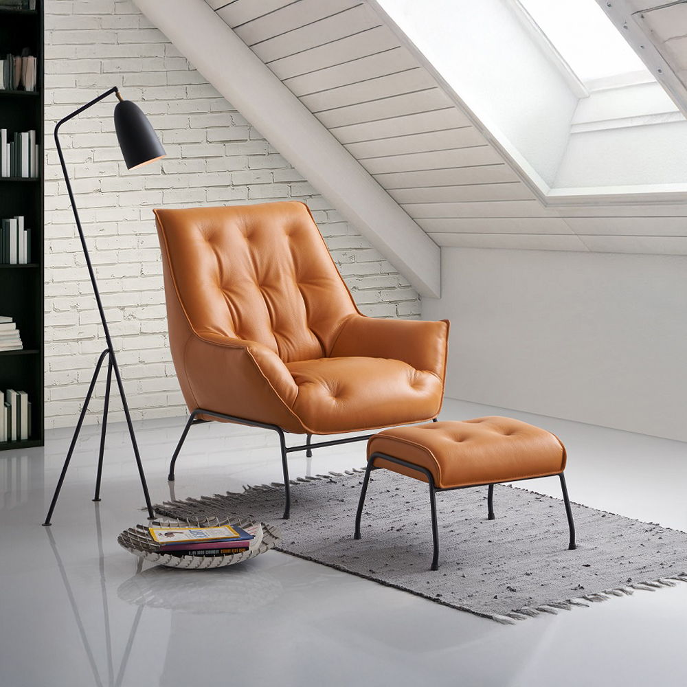 Zusa - Accent Chair & Ottoman - Urban Living Furniture (Los Angeles, CA)