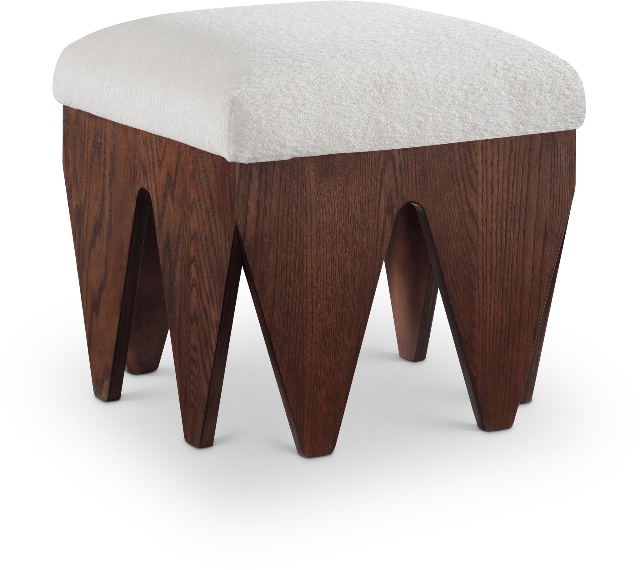 Altair - Fabric Bench - Dark Brown Base - Urban Living Furniture (Los Angeles, CA)