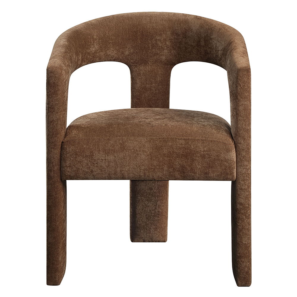Leonardo - Arm Chair (Set of 2) - Brown Linen - Urban Living Furniture (Los Angeles, CA)