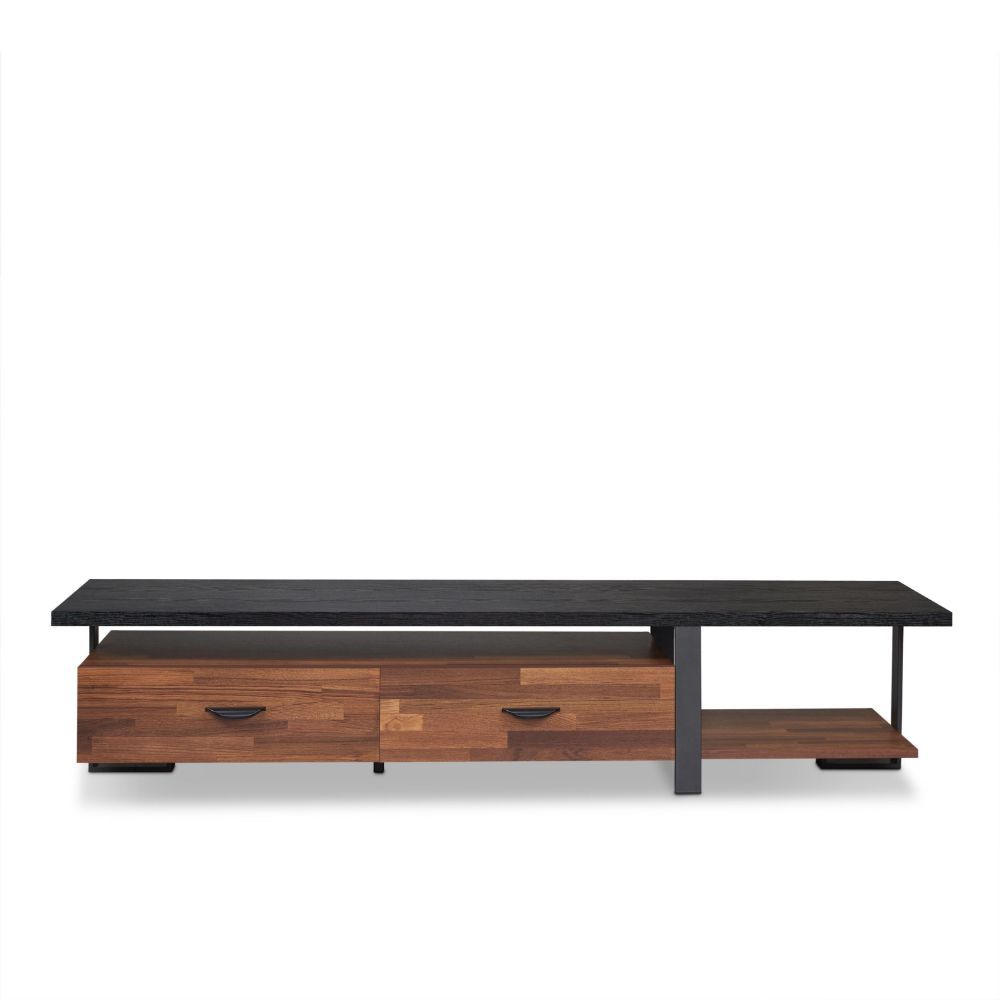 Elling - TV Stand - Walnut & Black - Urban Living Furniture (Los Angeles, CA)