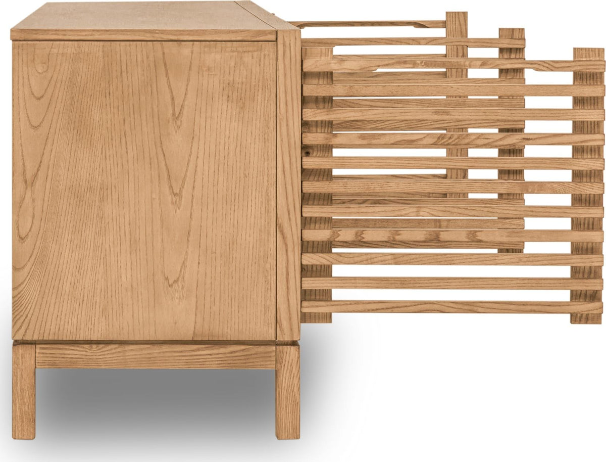 Tanner - Four Door Solid Ash Media Console