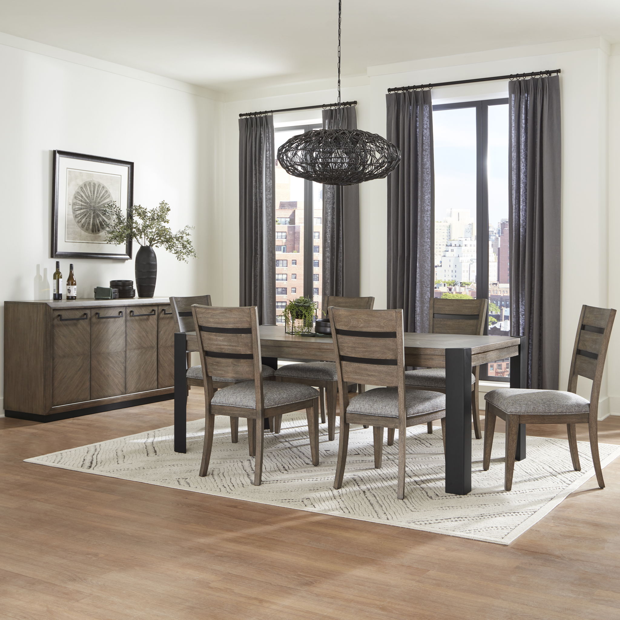 Cedar Fork - Dining Sideboard - Smoked Arabica - Urban Living Furniture (Los Angeles, CA)